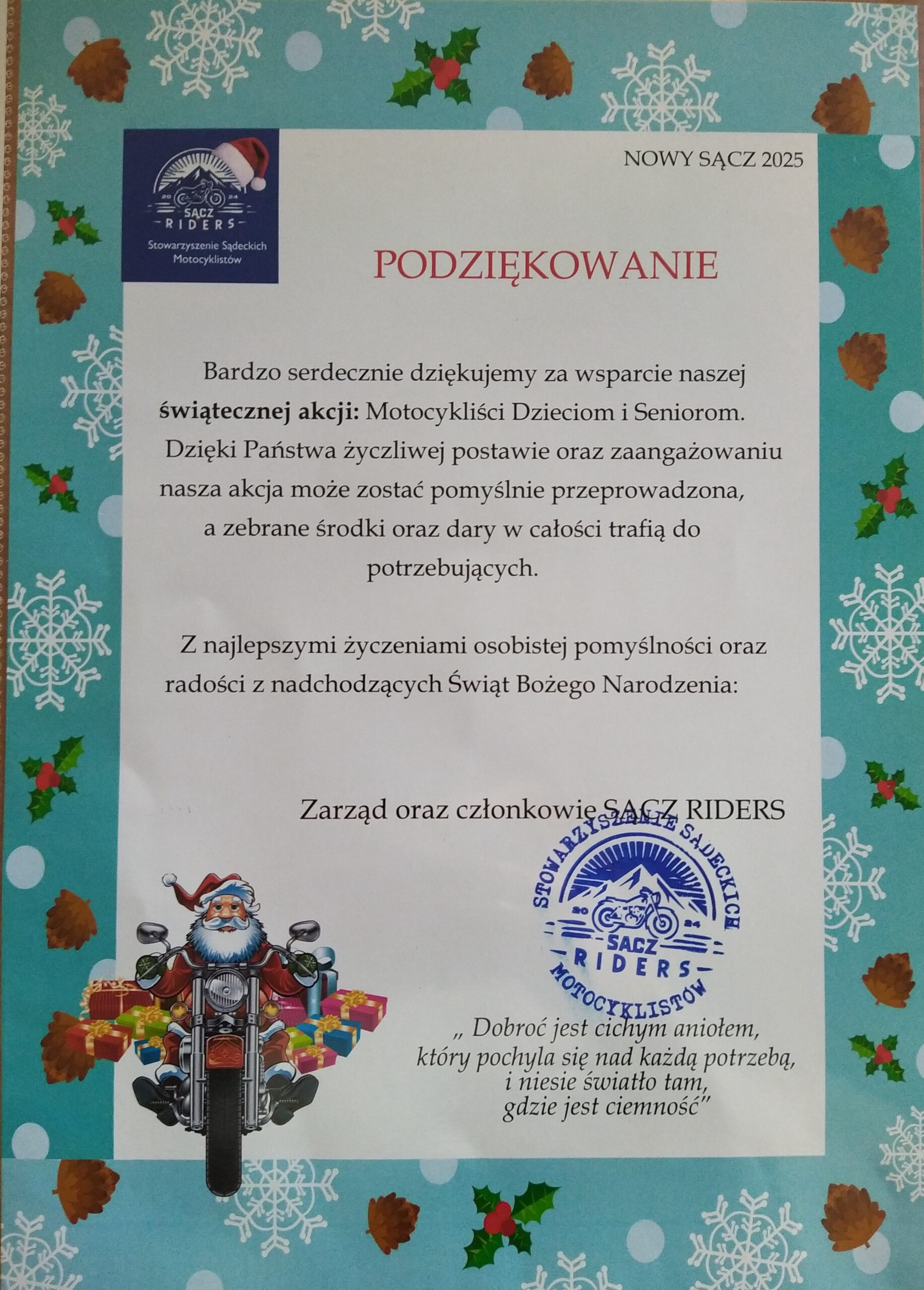 Dziękujemy 🎅🏻