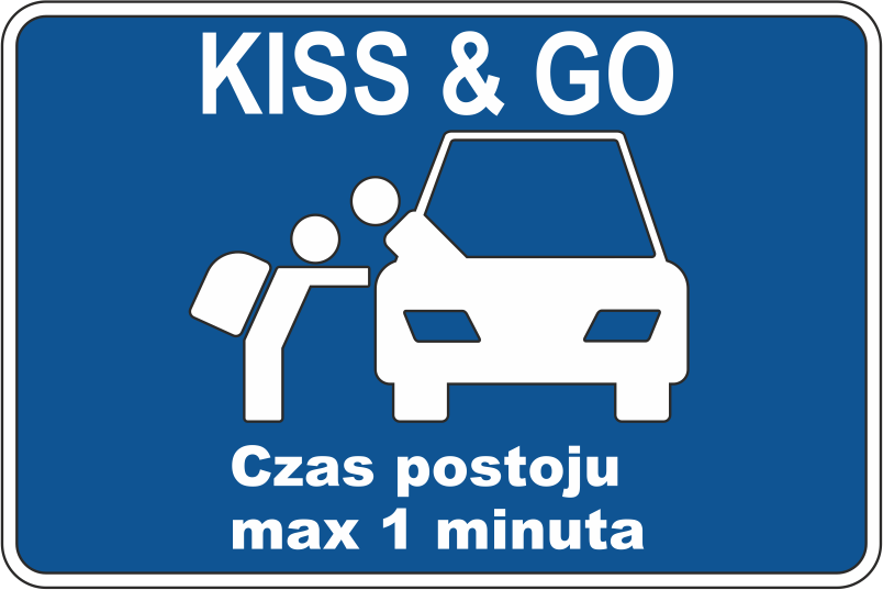 Przypominamy zasady korzystania ze strefy Kiss+Ride.